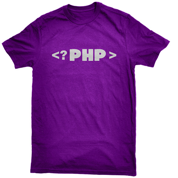 PHP Shirt, Purple