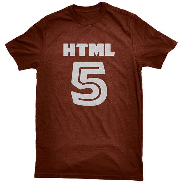HTML5 Shirt, Red