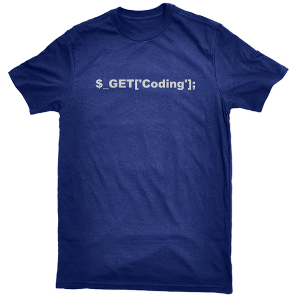 Get Coding Shirt, Blue