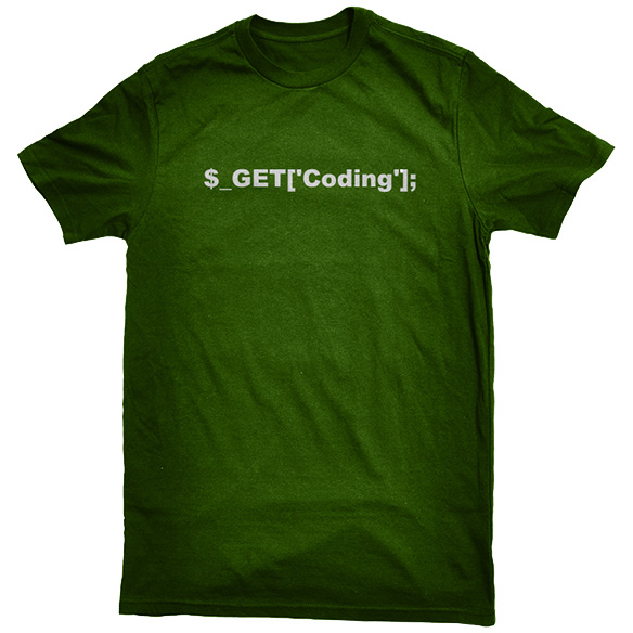 Get Coding Shirt, Green